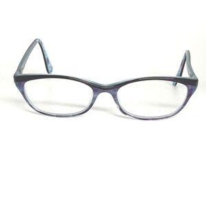 Lilly Pulitzer Clotilde Eyeglasses Purple Teal Marble‎ 52-16-135 PU 22192